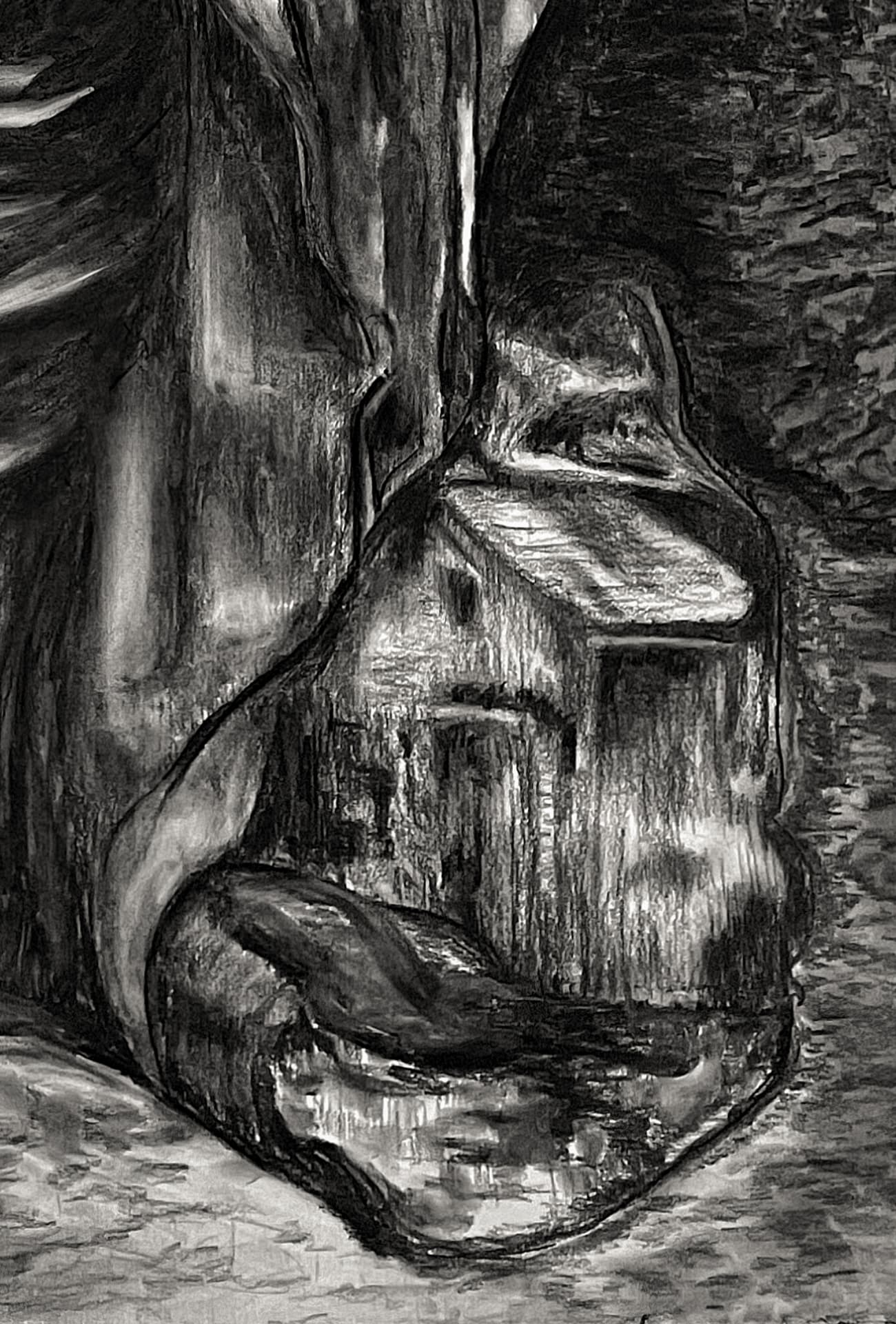 Paula Mosica — artist, Berlin — Year of the Lord, 2026 — Vessel and Ground Year of the Lord: vessel and ground detail